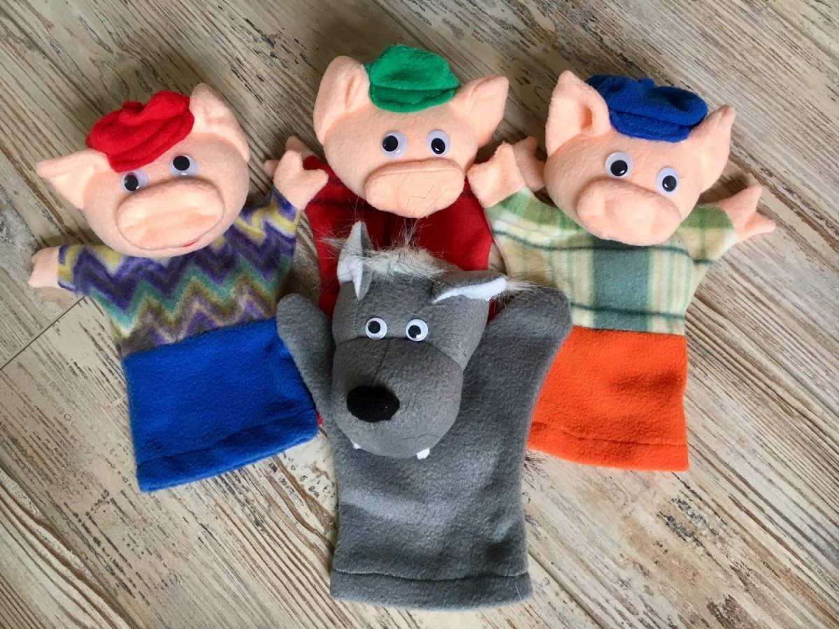 Три поросенка вектор