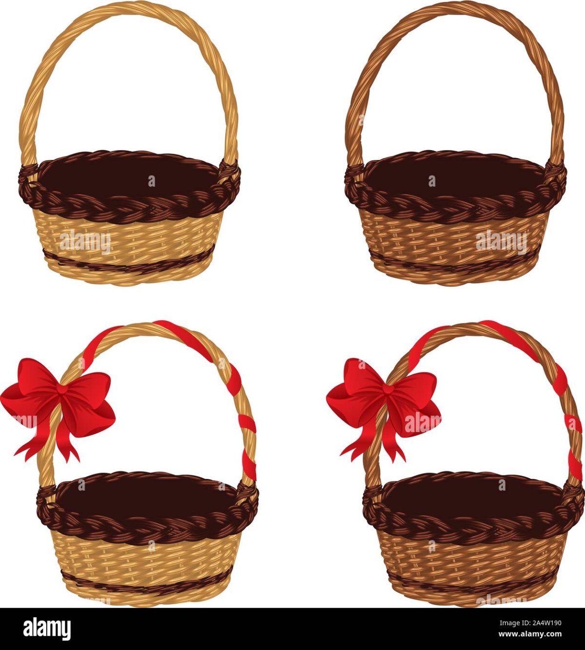 Пустая корзинка для аппликации