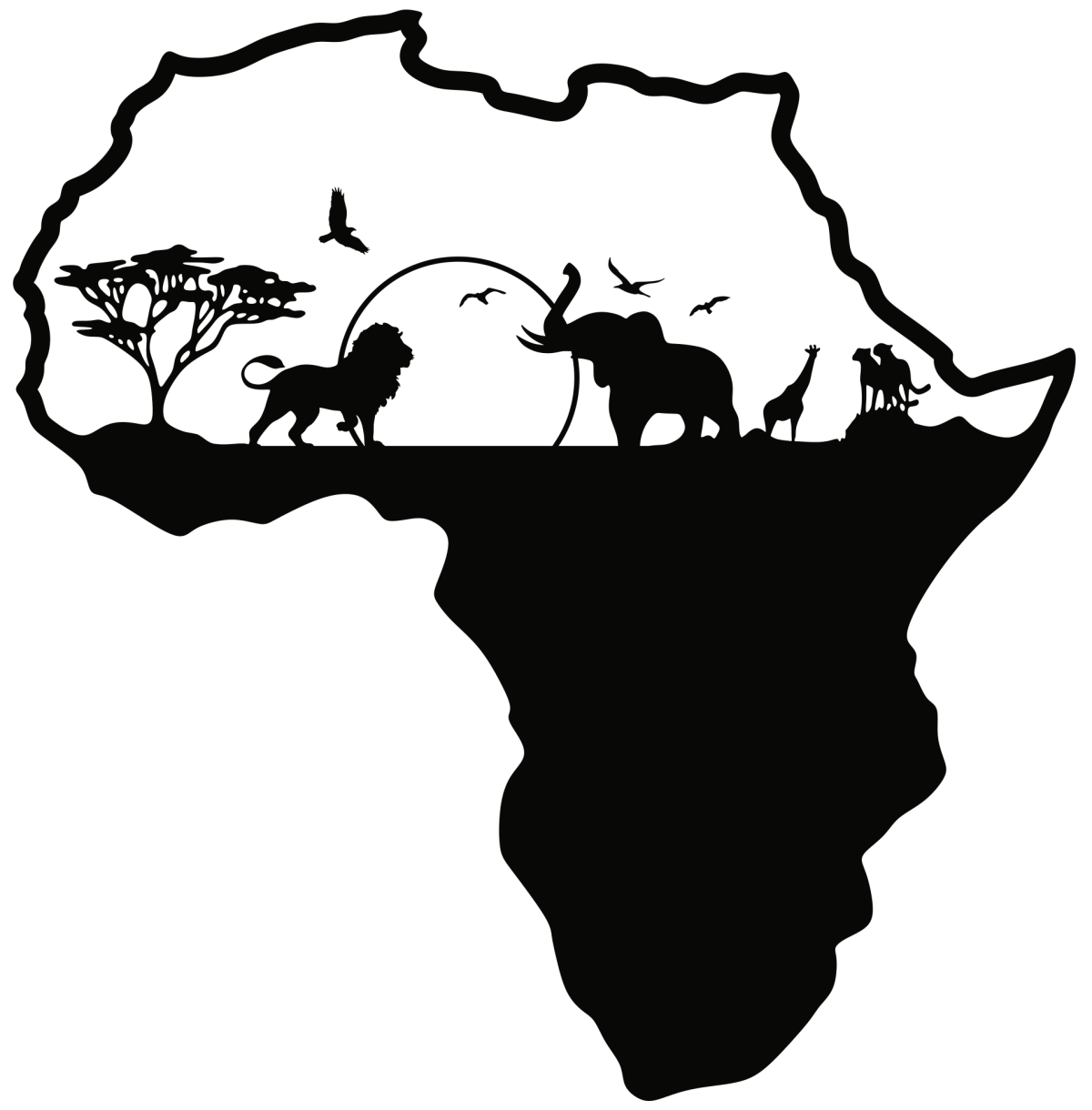 Очертания Африки