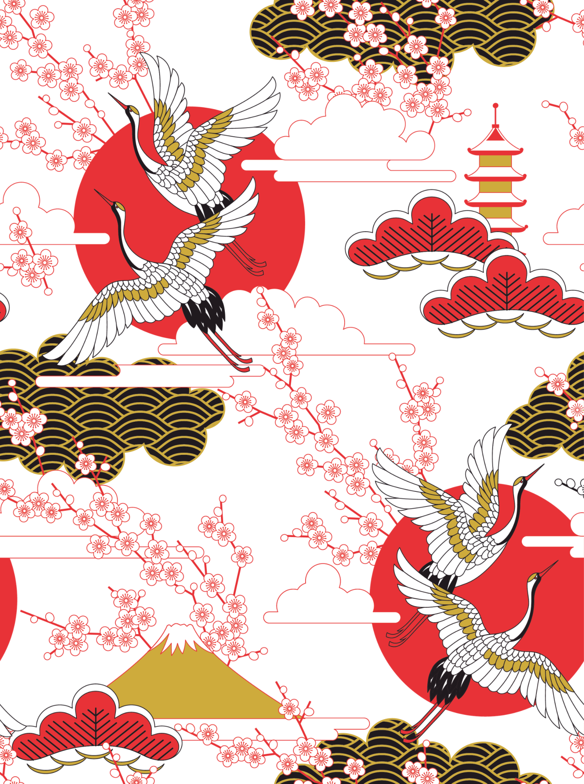 Традиционные орнаменты Японии