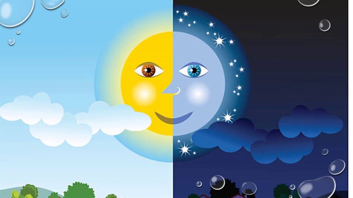 Сказочное объяснение смены дня и ночи