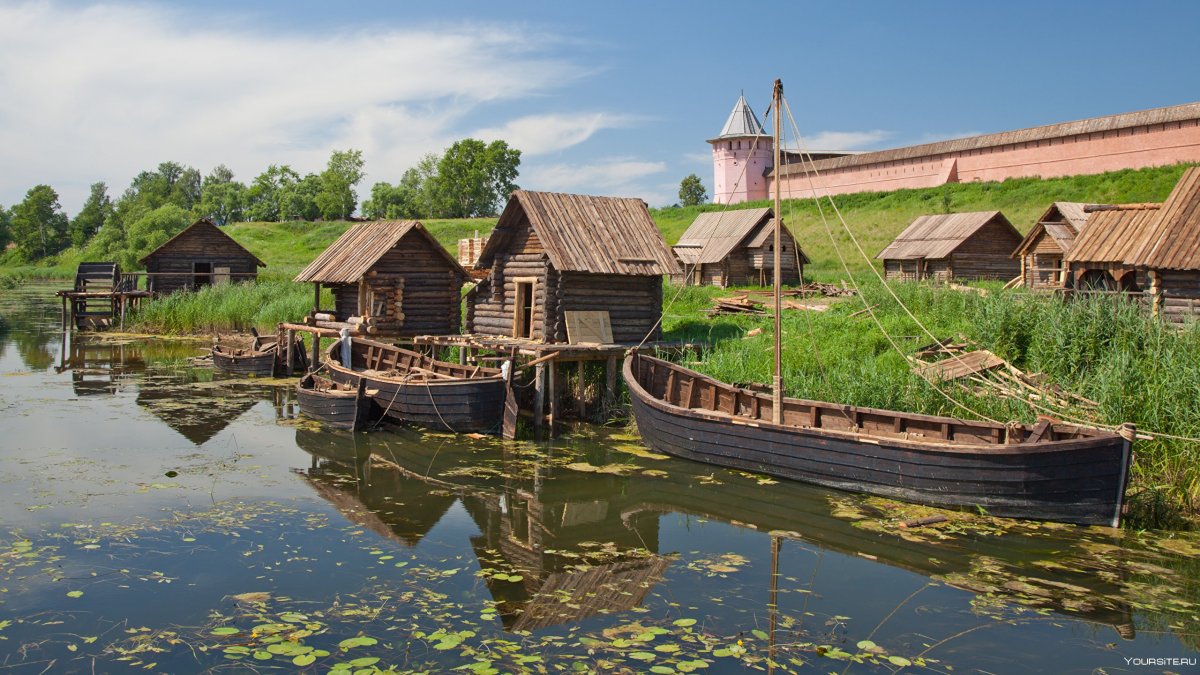 Суздаль красивый город у реки