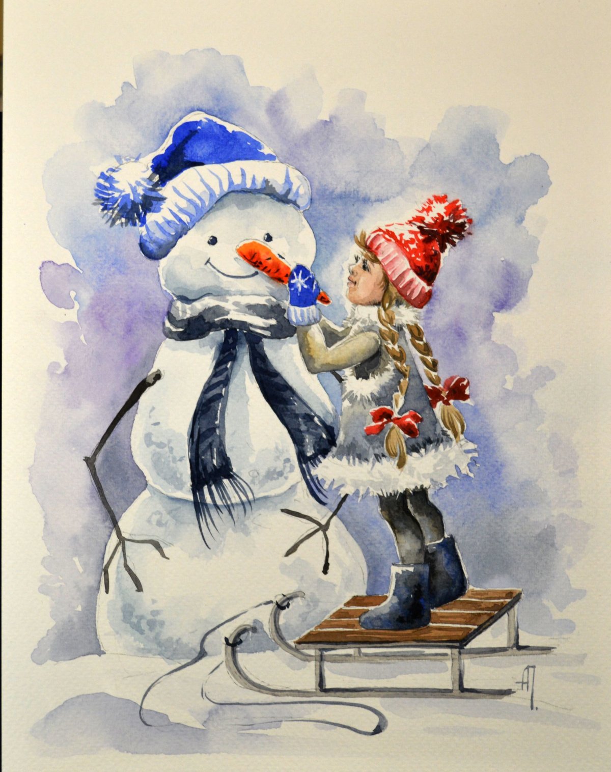 Зимние сказочные зверушки для детей