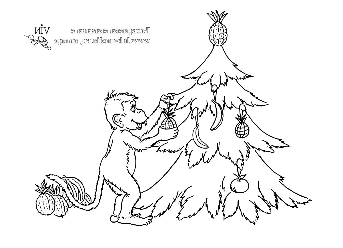 Новогодний плакат рисунок