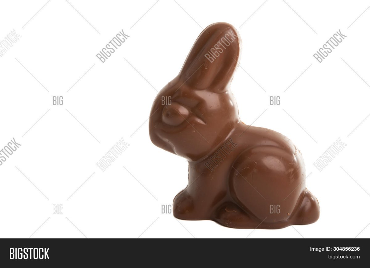 Шоколадный кролик векторный