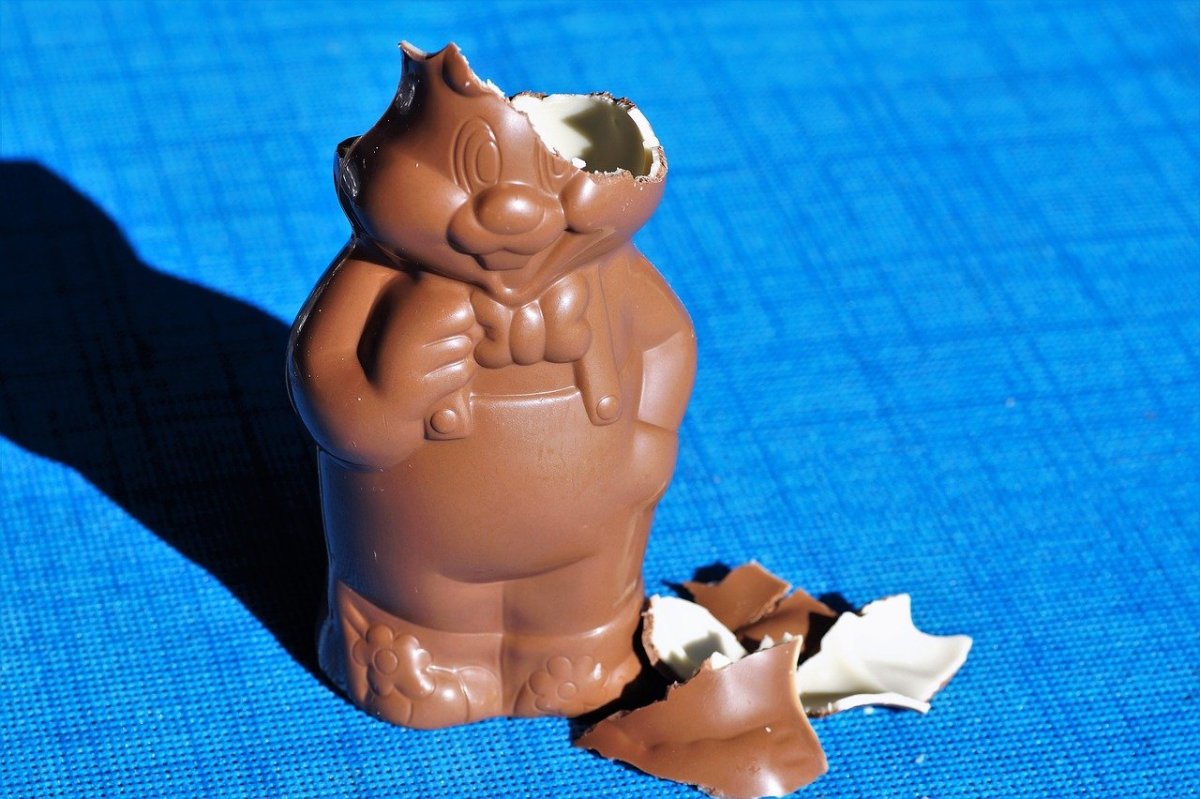 Эстетичный шоколадный заяц