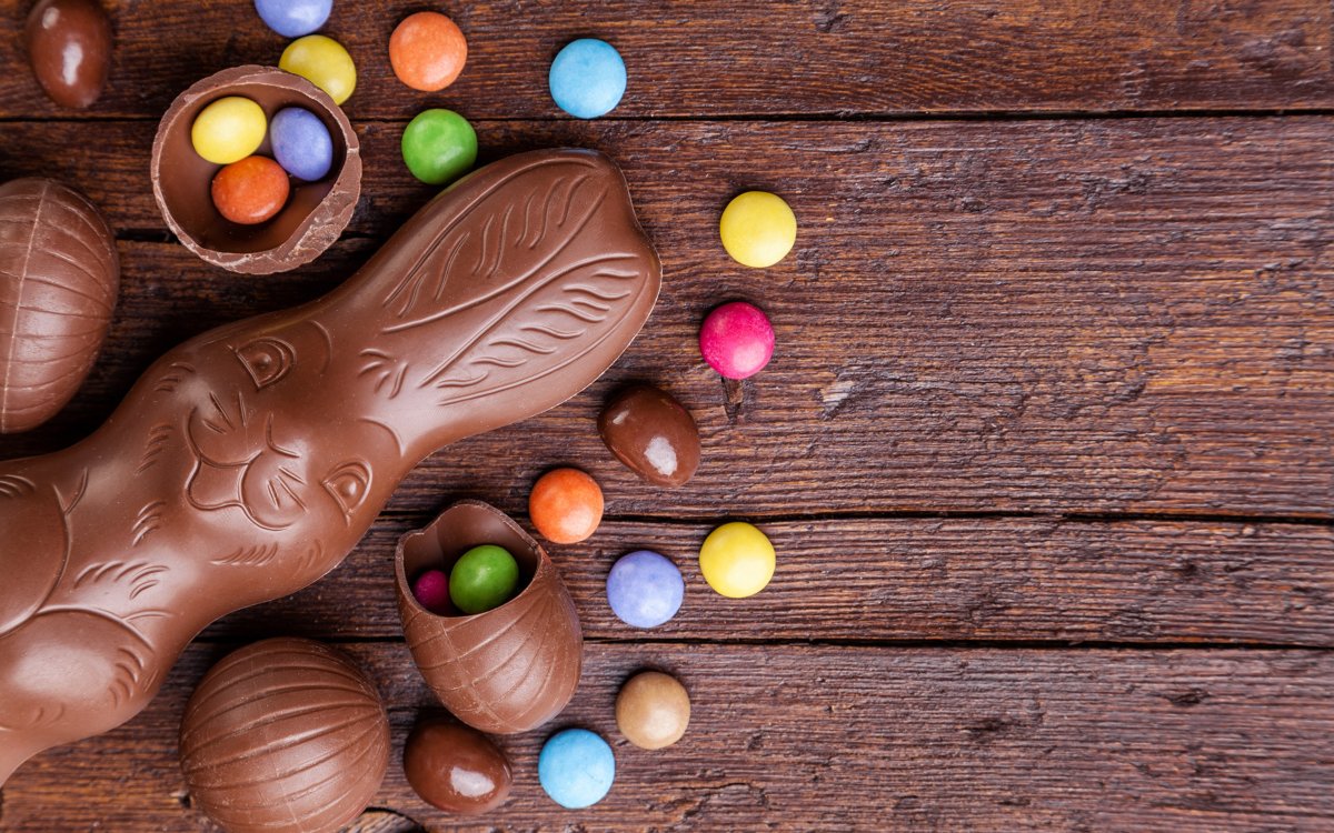 Шоколадный заяц сладкий