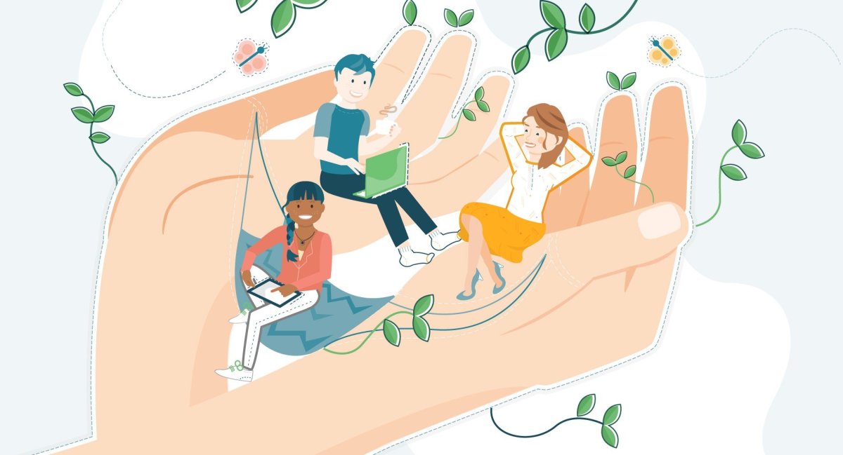 Поддержка иллюстрация