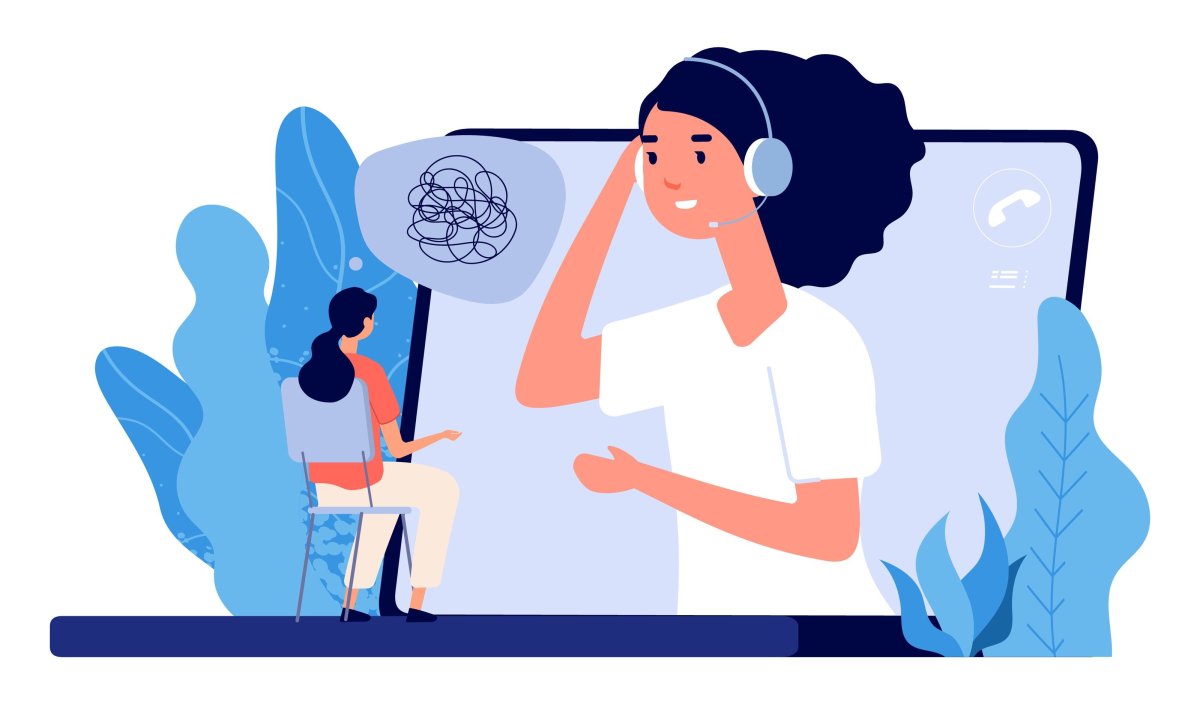 Психологическая помощь иллюстрация