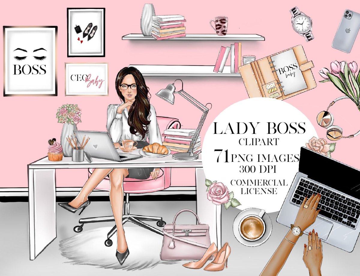 Girl Boss иллюстрация