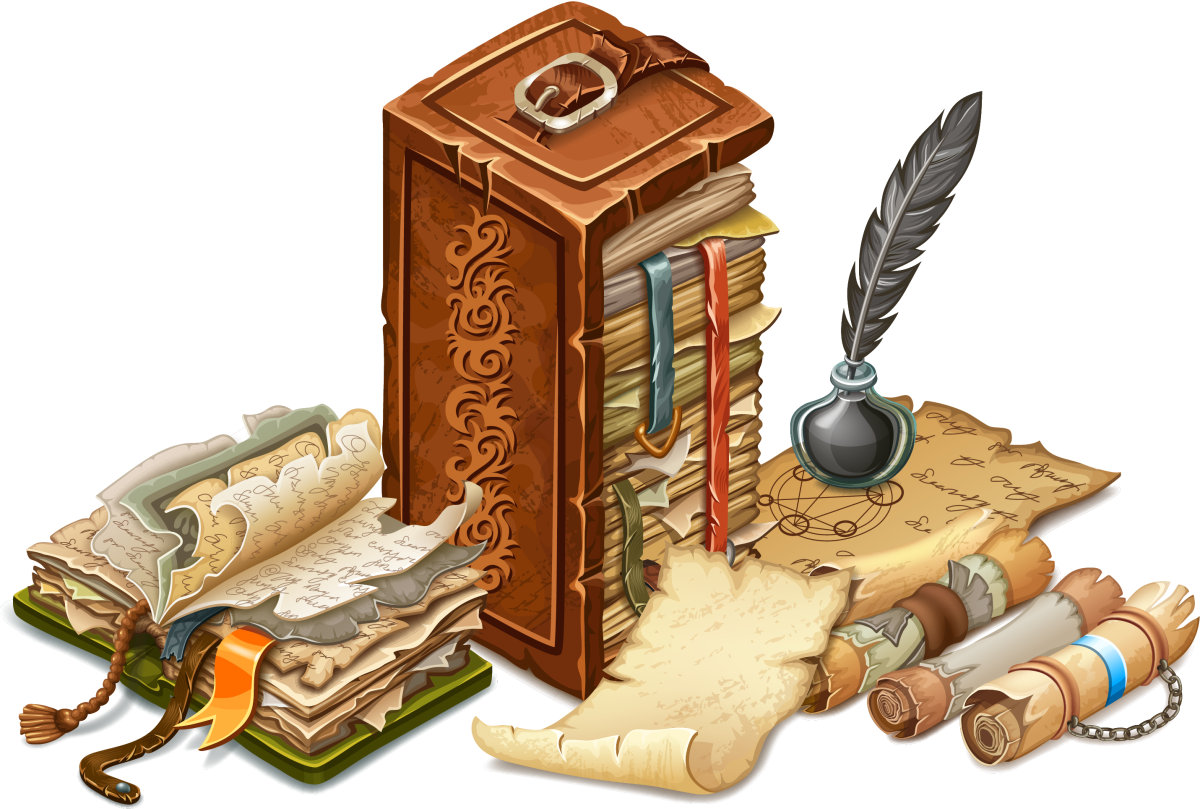 Раскрытая книга зимой