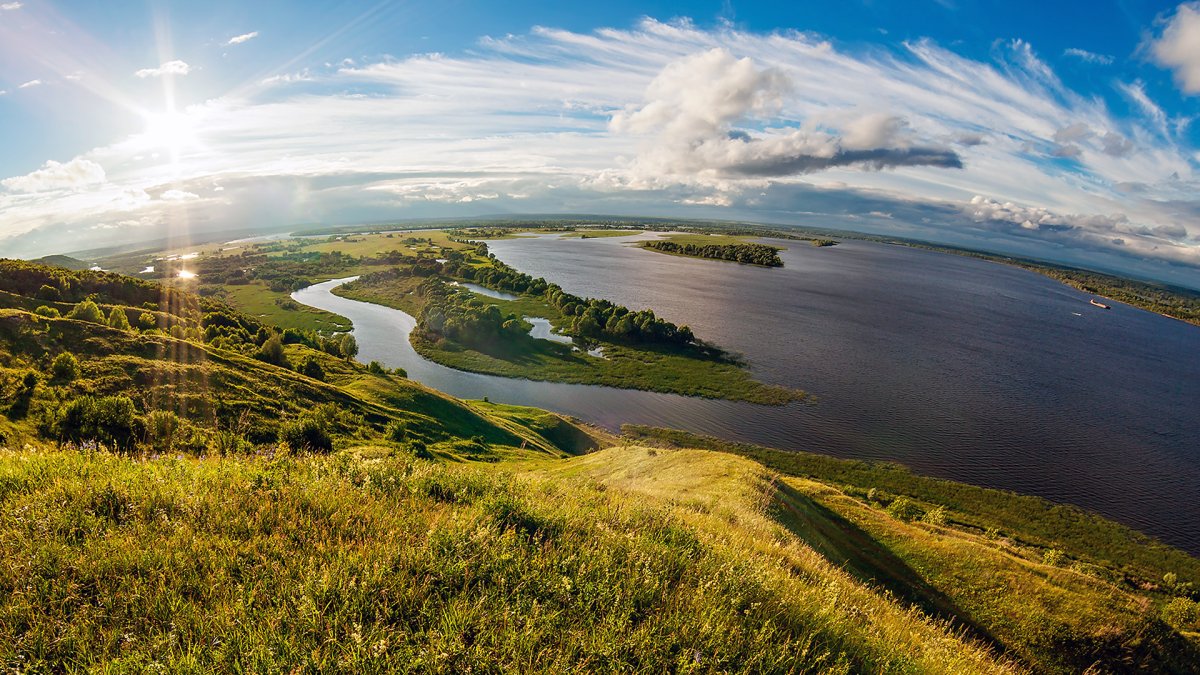 Птичий полет Козловка Чувашия