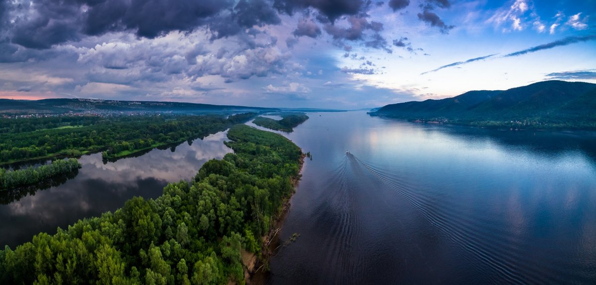 Река Волга Самара
