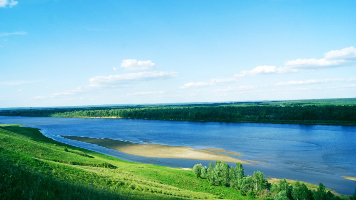 Тольятти берег Волги