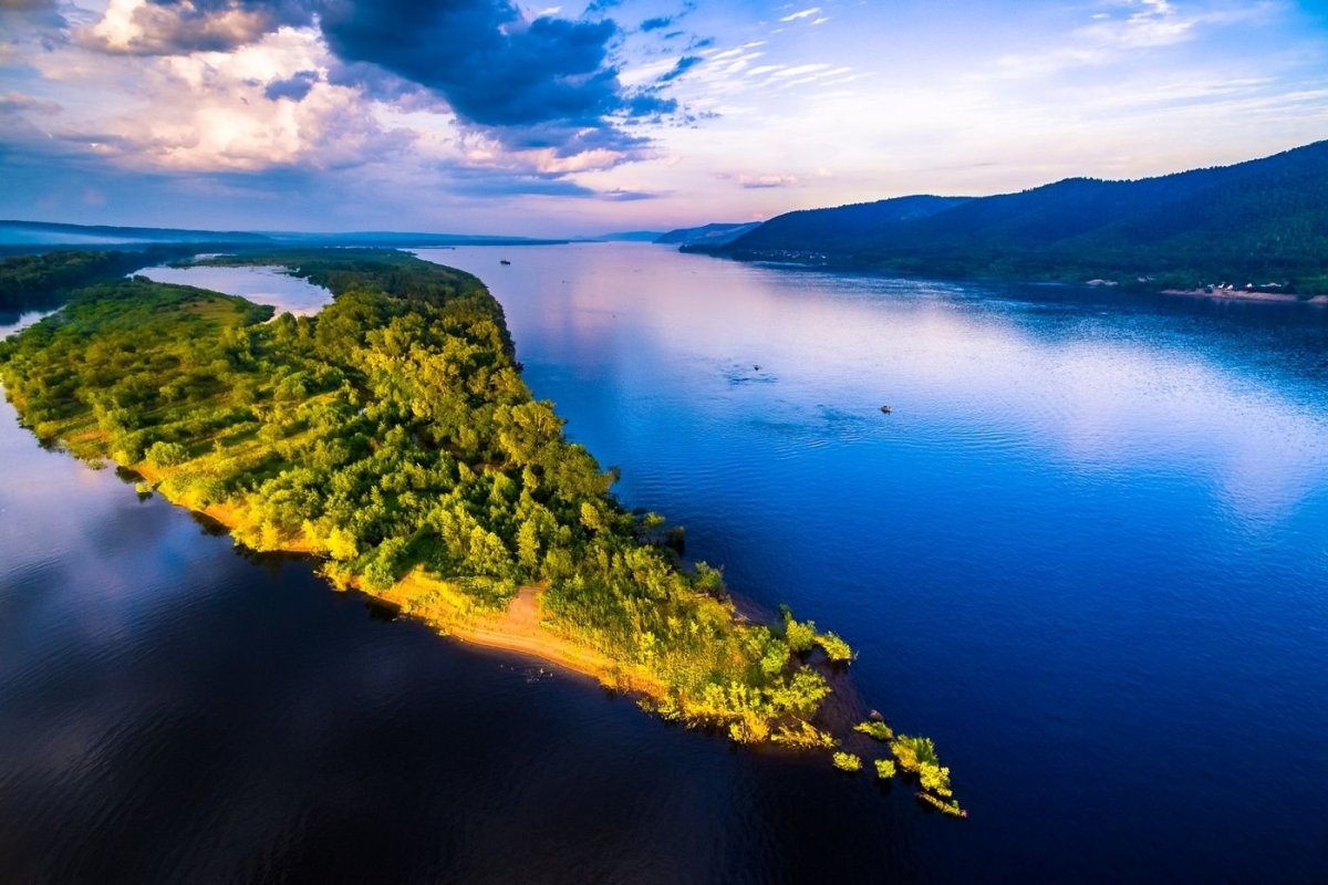 Река Волга Самара