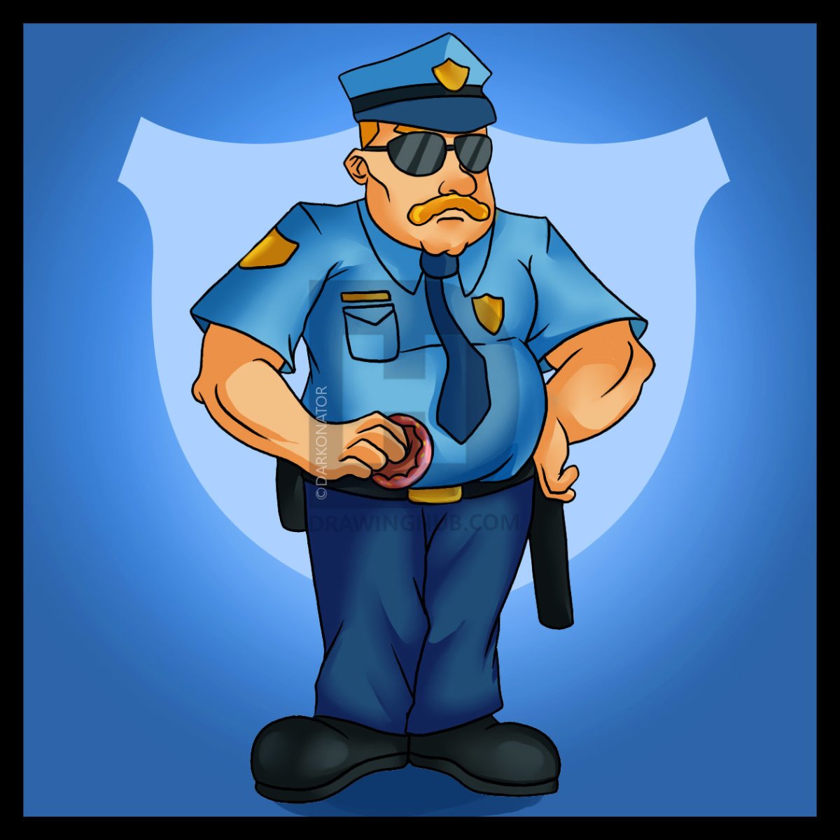 Полицейский рисунок