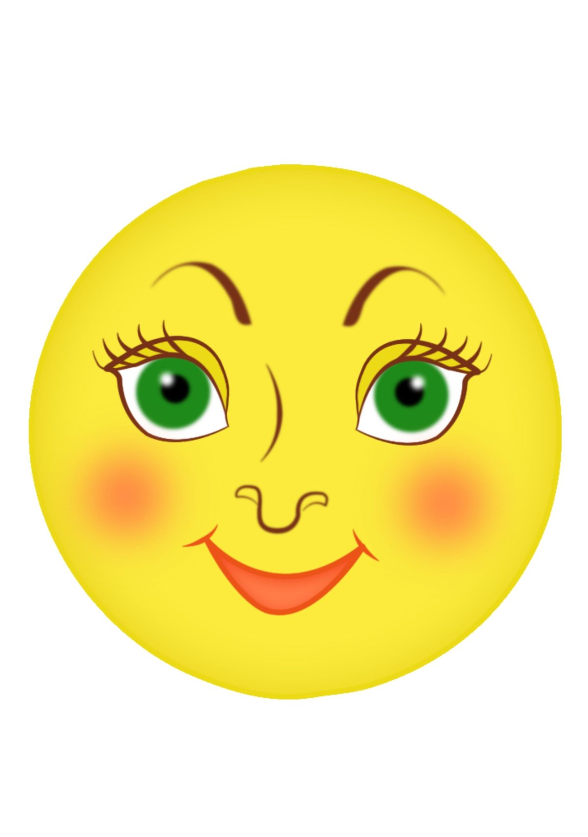 Солнце без лучиков