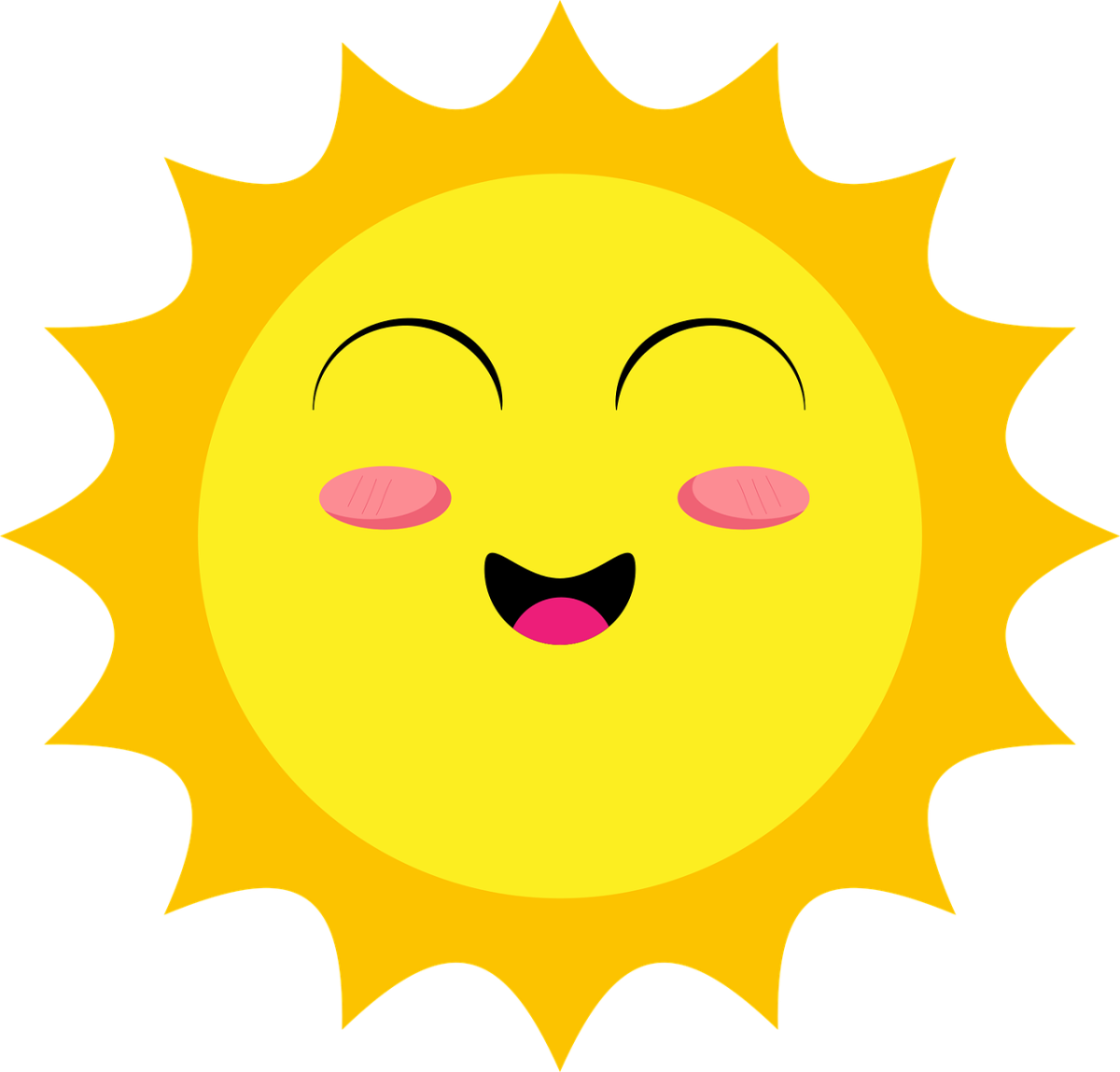 Солнышко с улыбкой