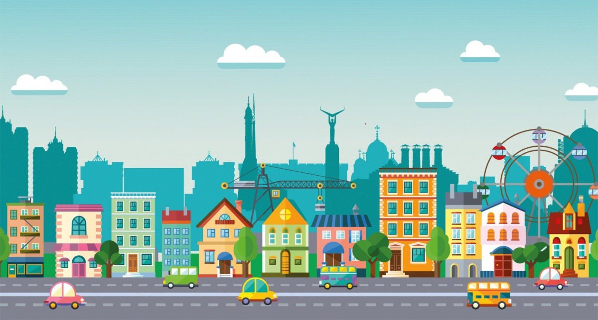 Изображение города для детей