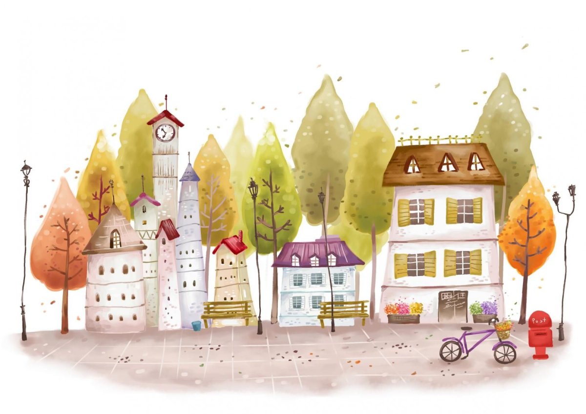 Город рисунок