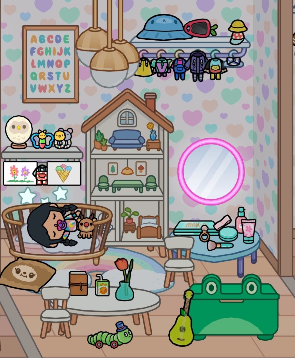 Тока бока мебель для срисовки