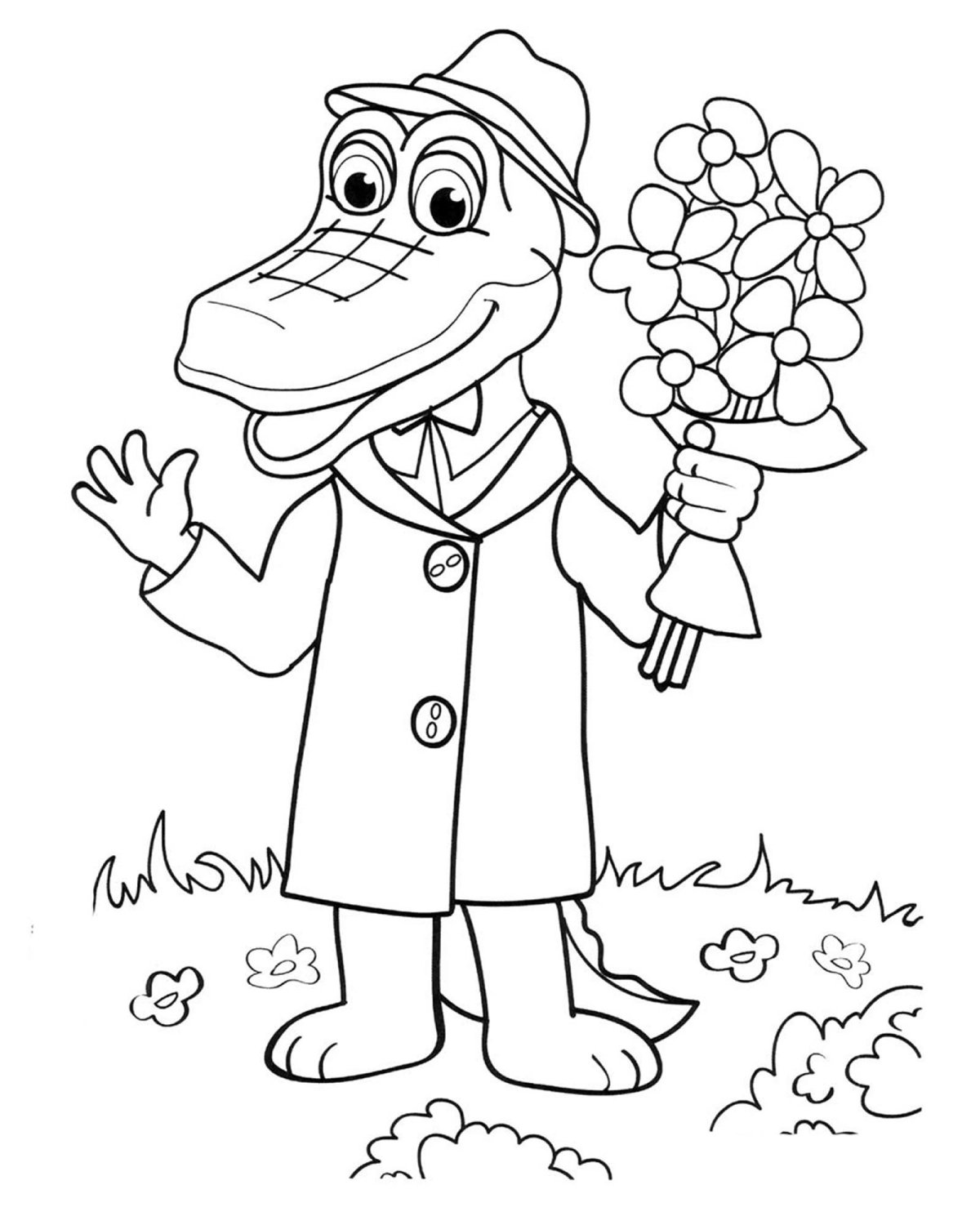 Шапокляк раскраска