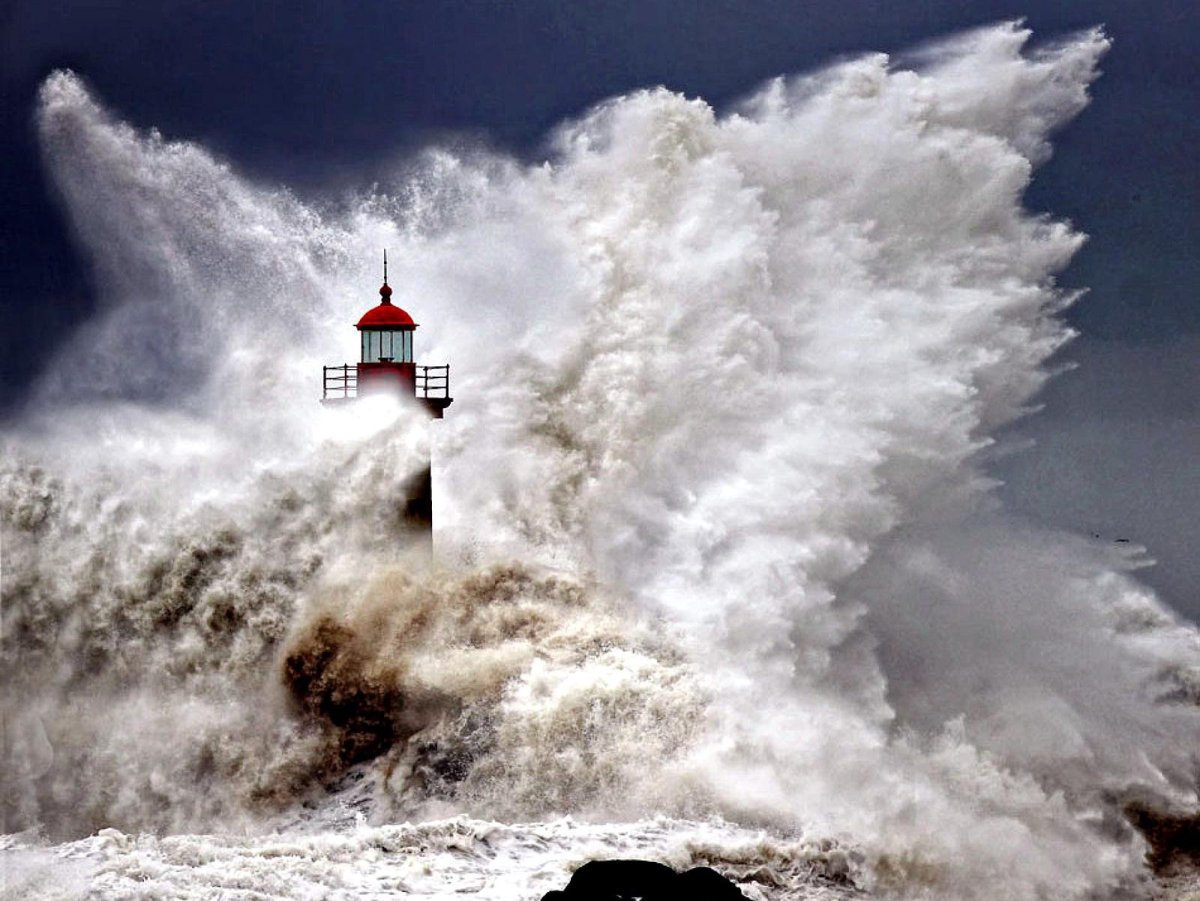 Пустыня Аризона буря