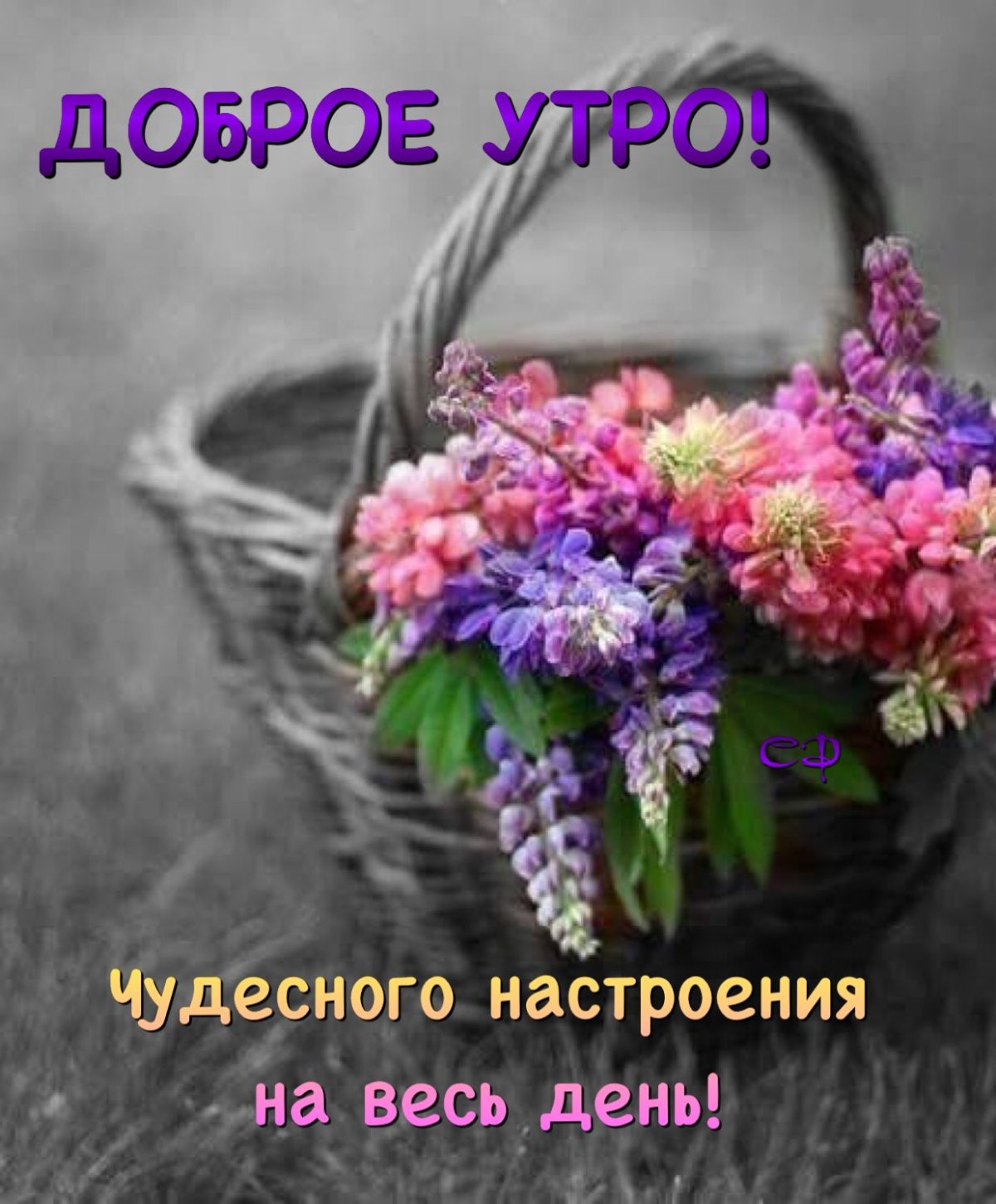 Кофе и цветы