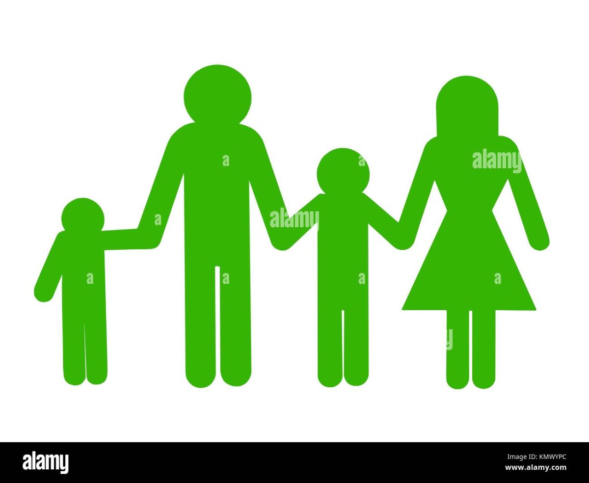 Человечки четыре семья