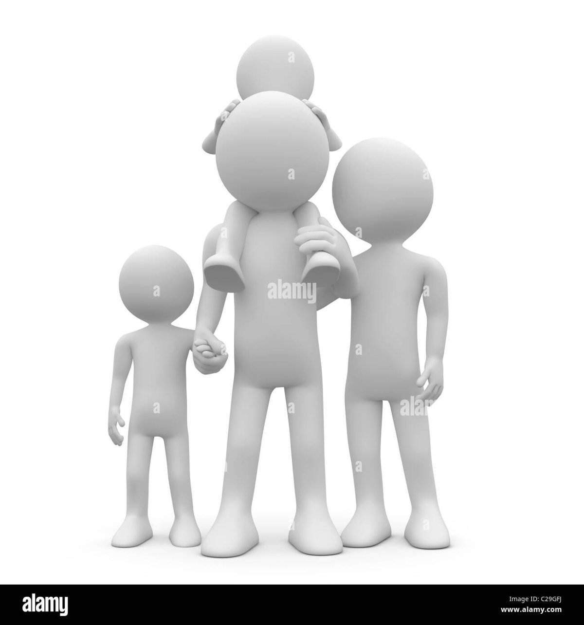 Человечки папа и сынок