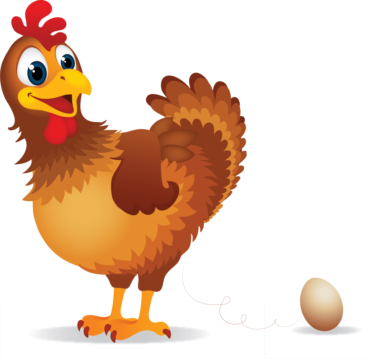 Курица мультяшная
