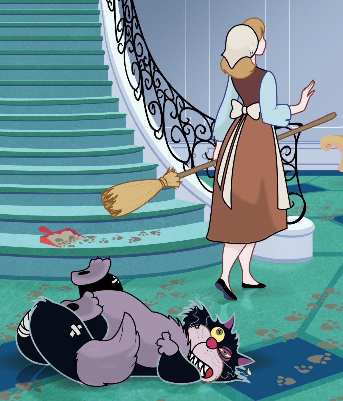 Boa noite Cinderela (Goodnight, Cinderella, 2014) by #carlosconceição