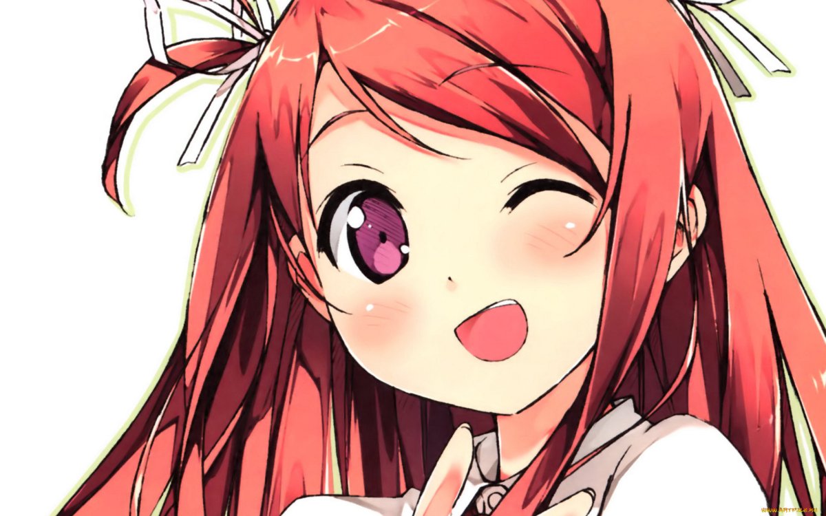 Аниме подмигивает