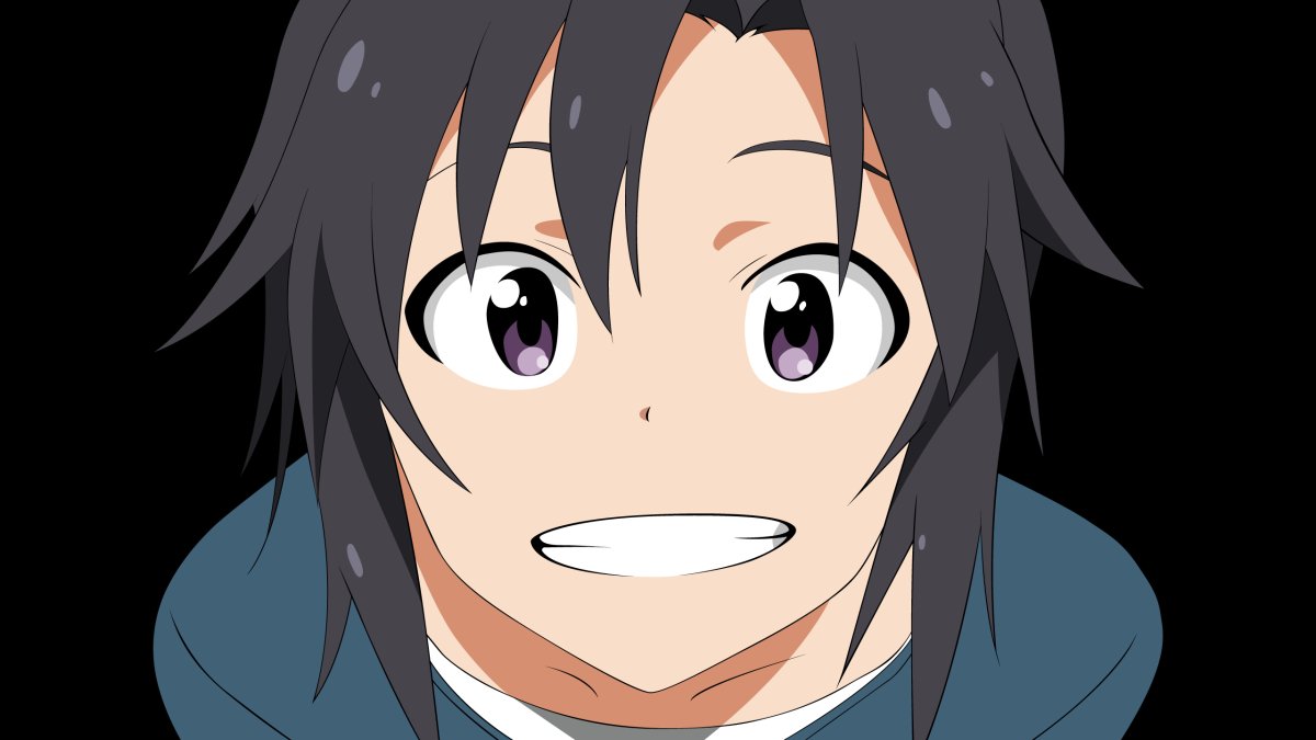 Аниме парень привет