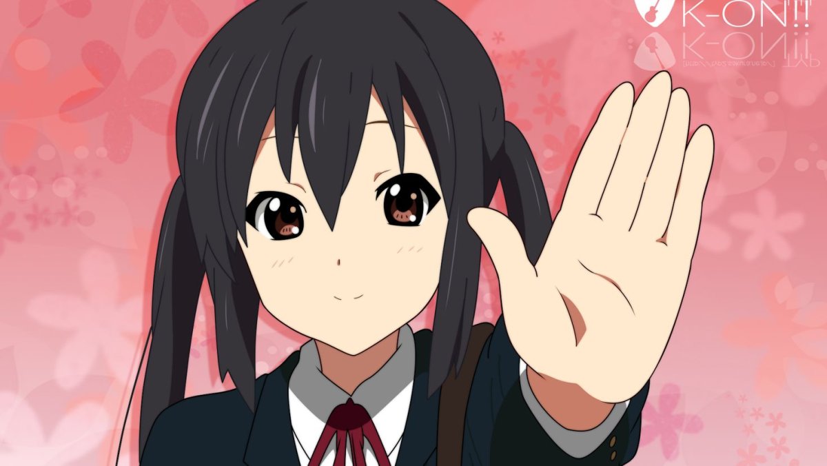 Аниме девушка приветствует