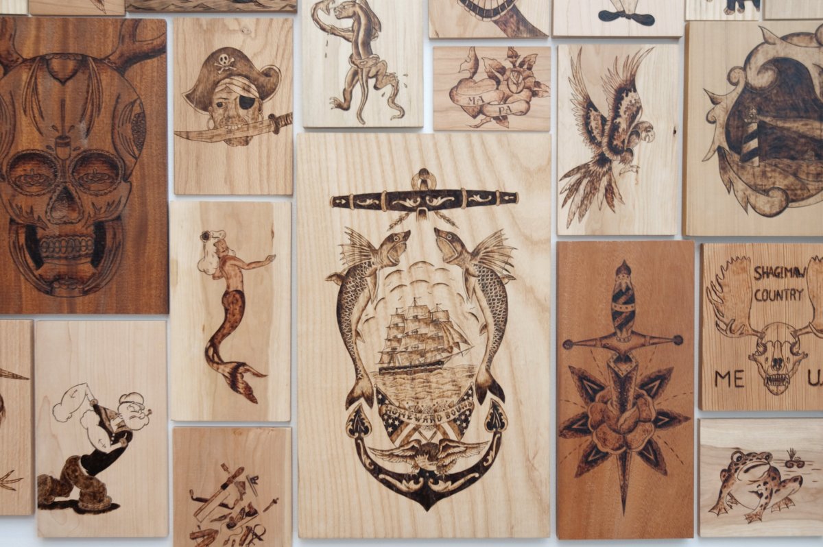 Устинов корабль пирография