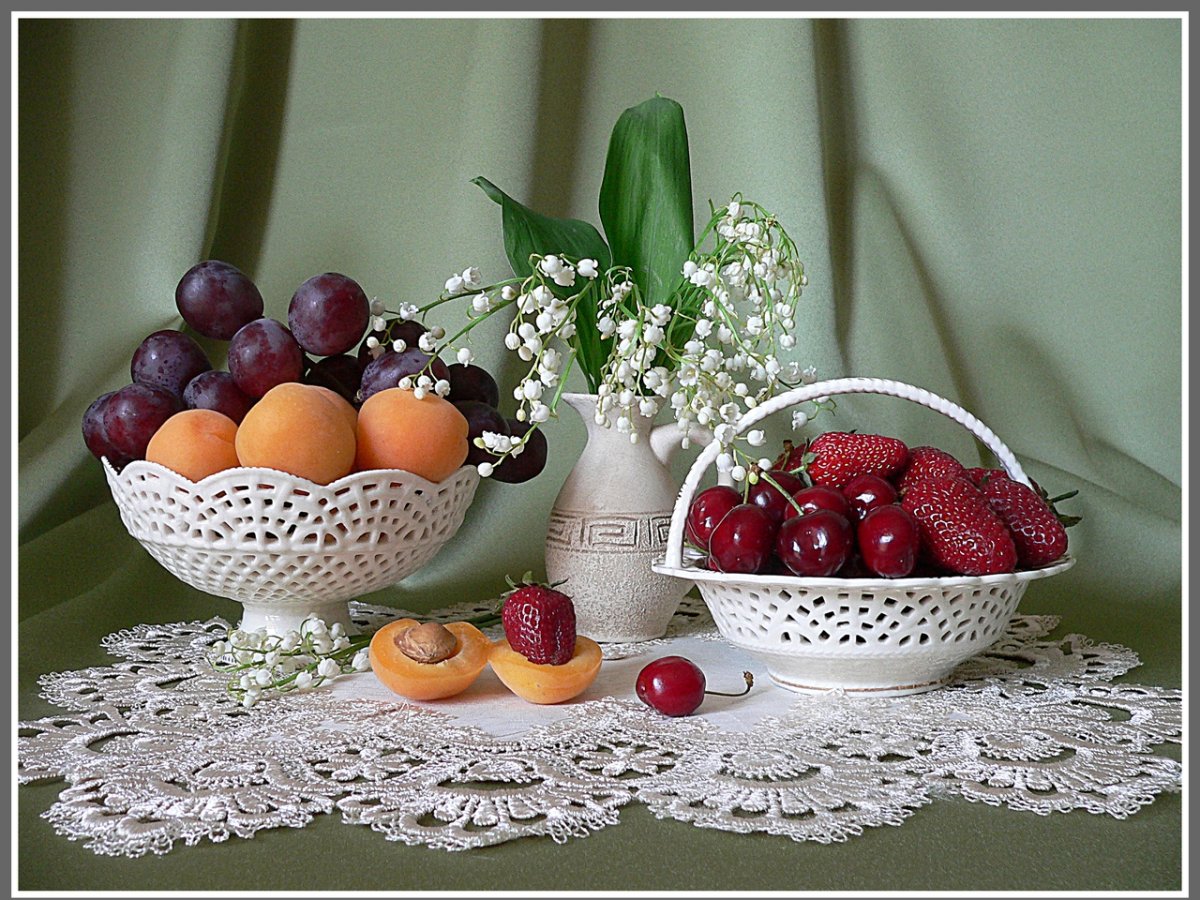 Пожелания с добрым утром с фруктами