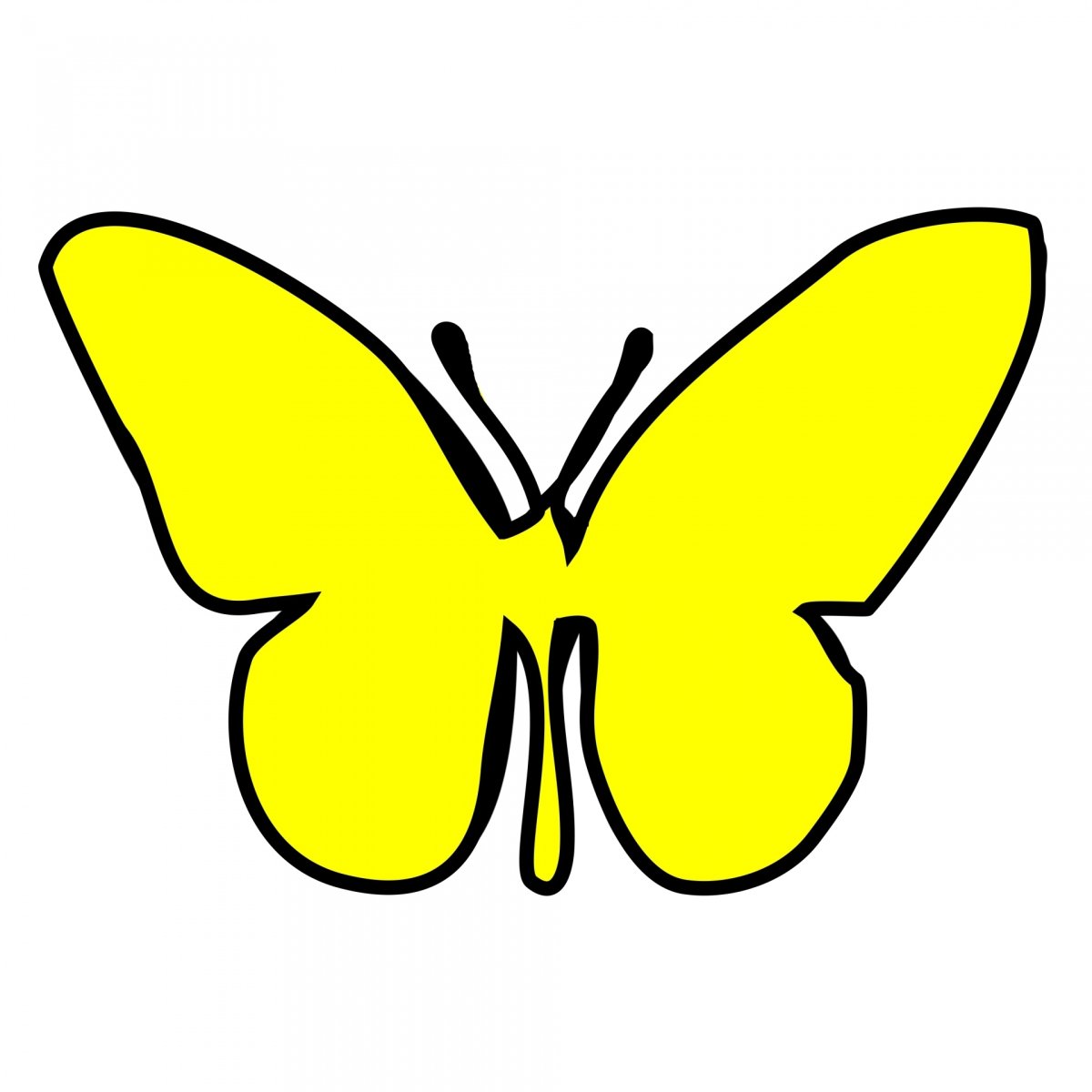 Жёлтая бабочка