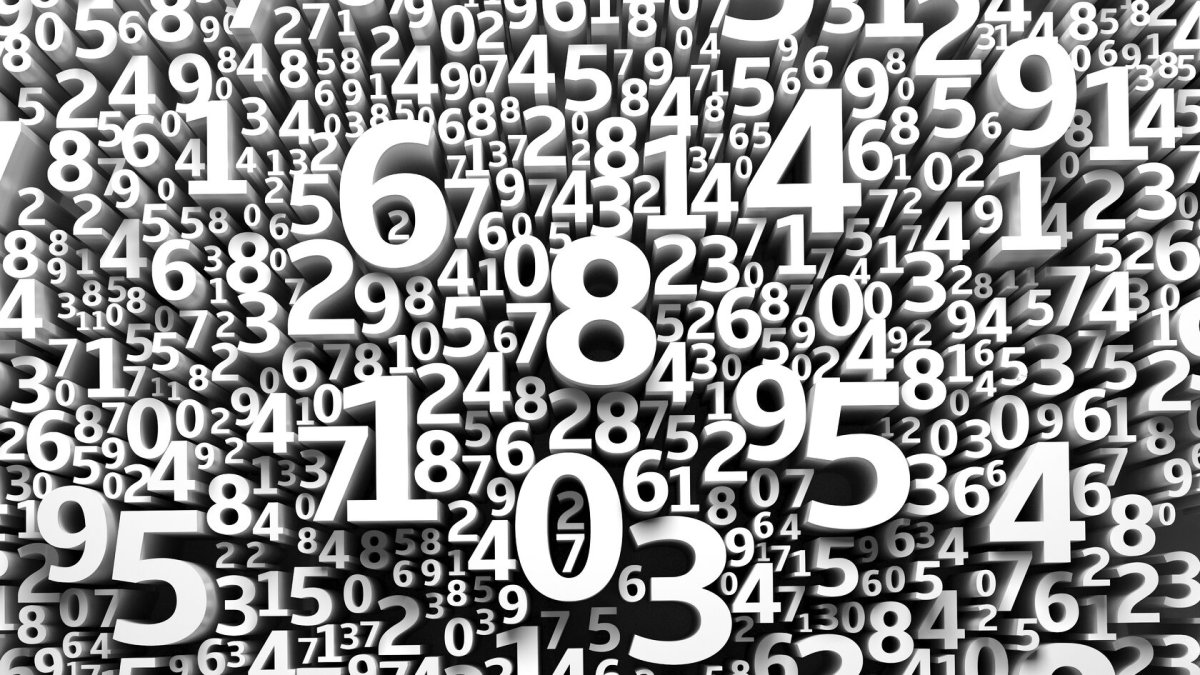Фотообои цифры