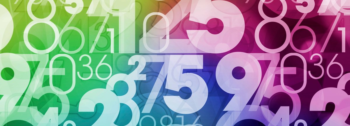 Фон с цифрами детский