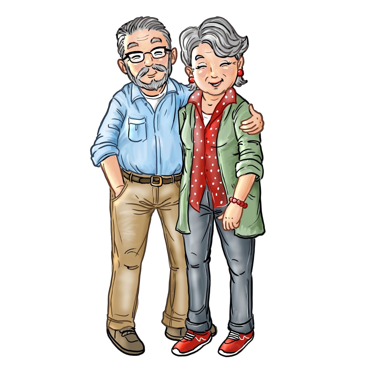 Прикольный дед