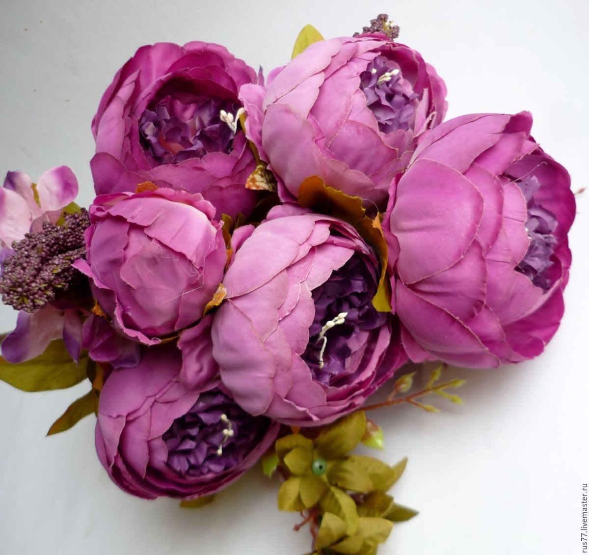 Сиреневые пионы