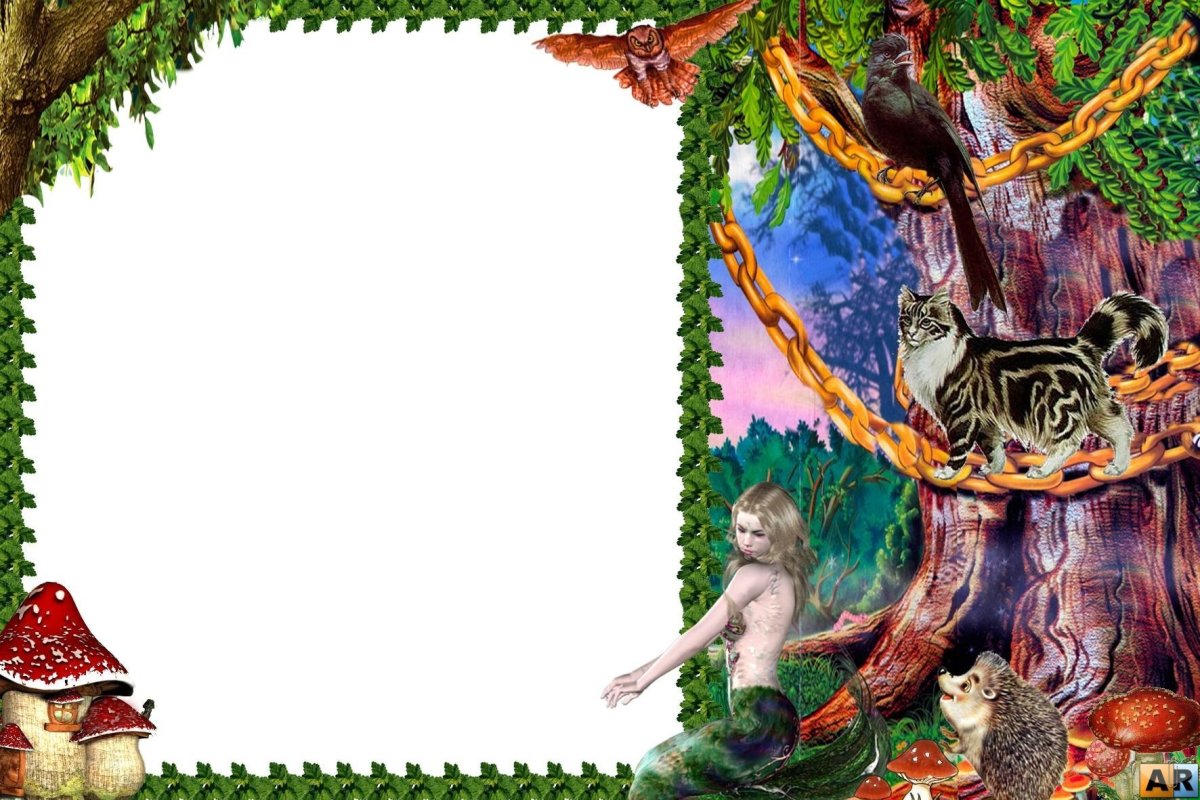 Дуб с золотой цепью вектор