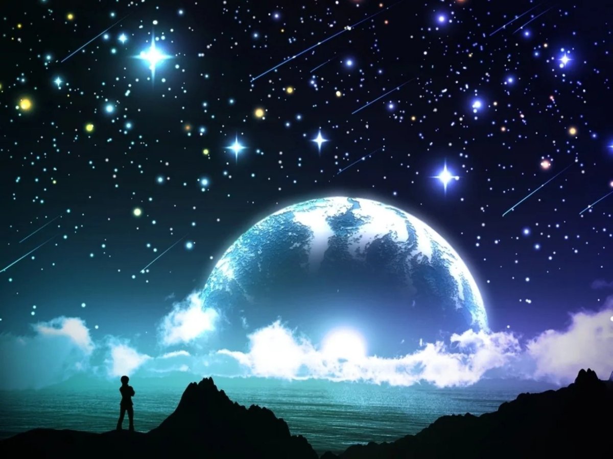 Луна и звезды