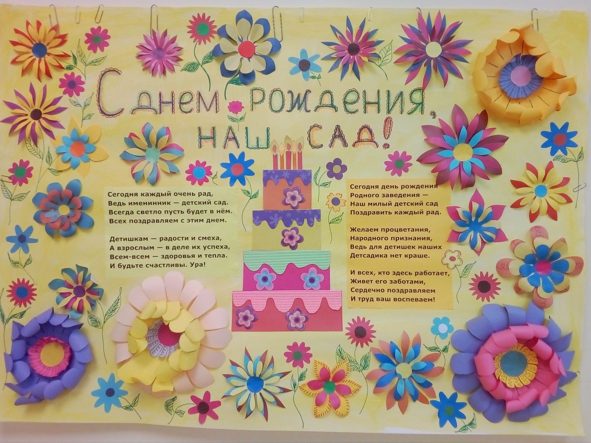 Уголок именинника в детском саду оформление