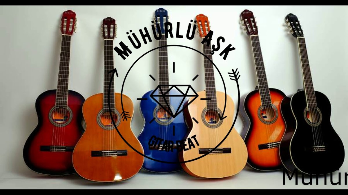 Гитары разных цветов