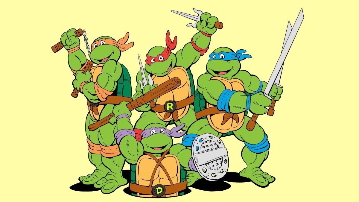 Цифры в стиле Черепашки ниндзя