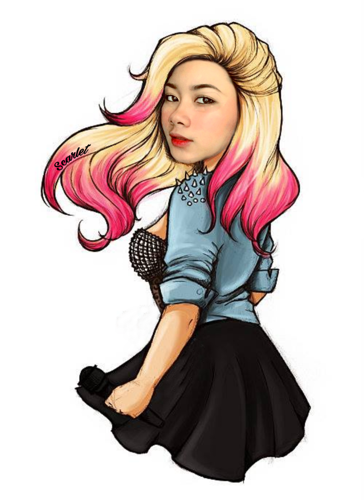 Девушки в мультяшном стиле