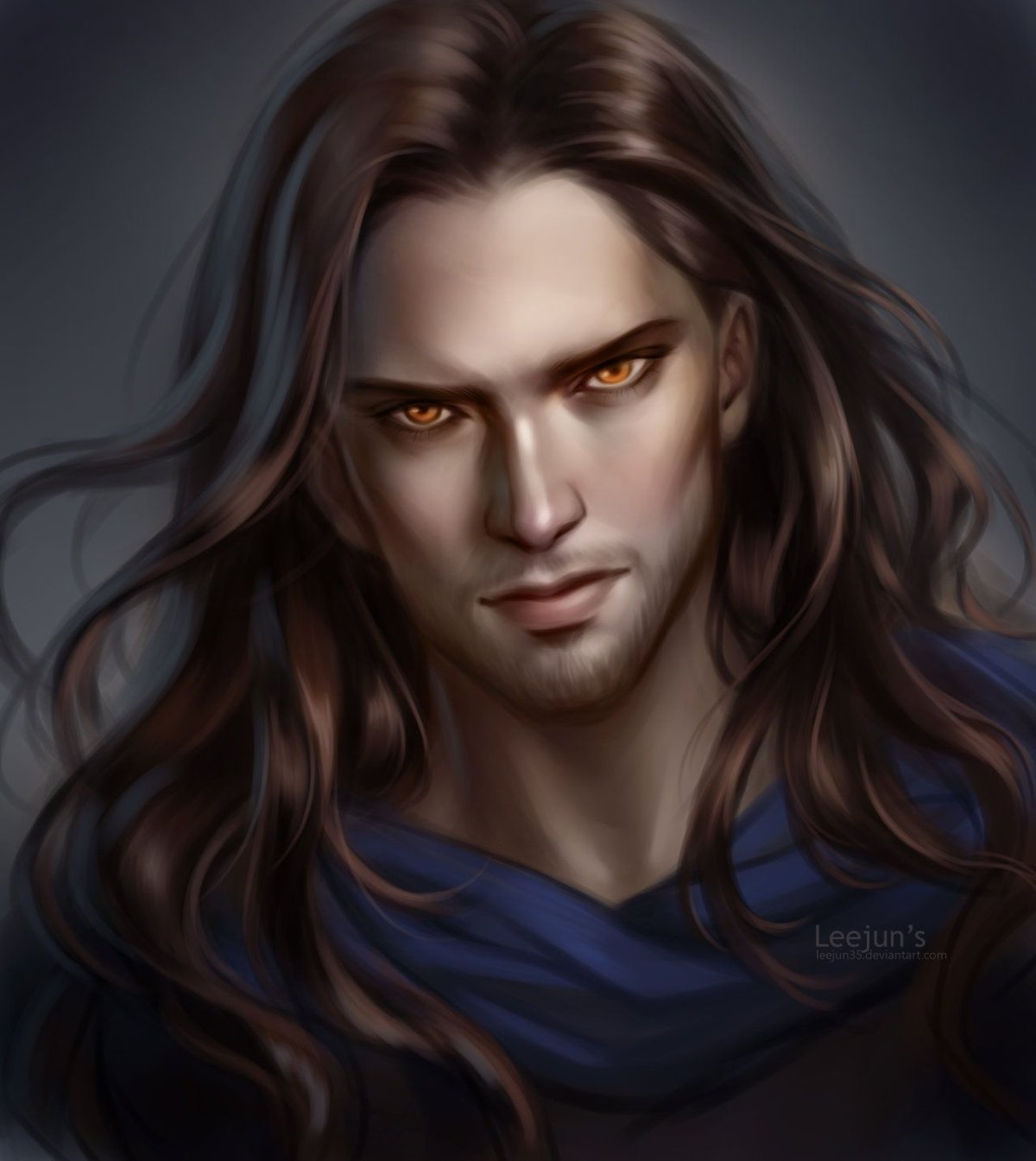 Виктор Ван арт вампир брюнет