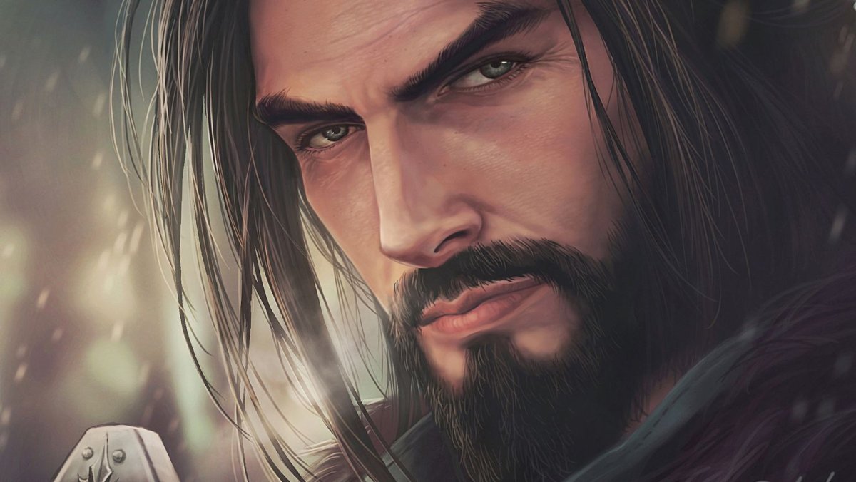 Aenaluck Геральд арт черноволосый